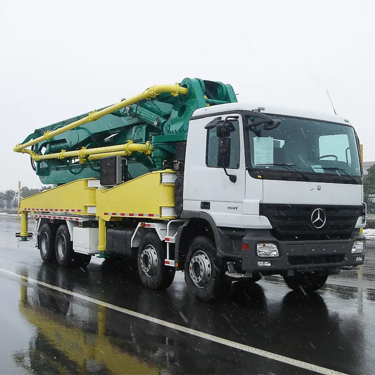 37M Grote Maten Hydraulische Mobiele Boom Betonpomp Mixer Truck