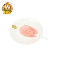 Groothandel Op Maat Roze Fruitige Smaak Zoete Zachte Jelly & Pudding Lolly Snoep Voor Kinderen