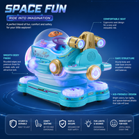 Máquina de Juegos de Arcade para Niños a Prueba de Niños, Entretenimiento al Aire Libre Inteligente, Parque de Atracciones, Máquina de Coche Balancín Operada con Monedas