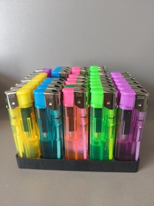 <span class=keywords><strong>Prix</strong></span> d'usine en gros 2026 Briquet <span class=keywords><strong>électronique</strong></span> jetable en plastique à gaz butane certifié ISO9994 Design minimaliste - Product Image 3