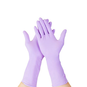 Liyecheng Disposable Nitrile Gloves 12 Inch Extended Food Grade For Household Cleaning And Catering - Product Image 1