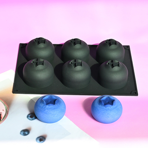 Stampo in Silicone 3D AK a 6 Cavità per Cake Pops a Forma di Mirtillo, Gelato alla Frutta, Cioccolato, Mousse e Dolci - Product Image 4