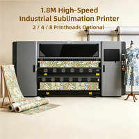 Impresora Industrial de Sublimación de Tinta MYJET MJT-1908E con 8 Cabezales I3200-A1 para Impresión de Camisetas Deportivas y Ropa
