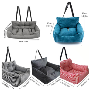 Ensemble de housses de siège de voiture pour animaux de compagnie, coussin de siège arrière universel réglable imperméable personnalisé de luxe pour siège arrière - Product Image 6