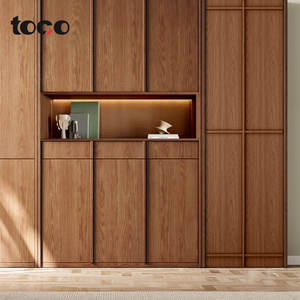 Marco <span class=keywords><strong>de</strong></span> Puerta <span class=keywords><strong>de</strong></span> Diseño Moderno con Acabado <span class=keywords><strong>de</strong></span> Madera <span class=keywords><strong>de</strong></span> Alta Calidad, Perfiles <span class=keywords><strong>de</strong></span> Aleación <span class=keywords><strong>de</strong></span> Aluminio, Grosor Personalizable, Corte para Decoraciones - Product Image 4