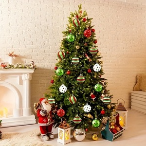 <span class=keywords><strong>Boule</strong></span> <span class=keywords><strong>de</strong></span> Noël en plastique peinte à la main sur le thème du <span class=keywords><strong>Grinch</strong></span>, boîte cadeau, ornement <span class=keywords><strong>de</strong></span> Noël à suspendre à l'arbre <span class=keywords><strong>de</strong></span> Noël - Product Image 4