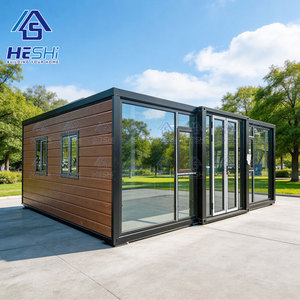 Casa Contenedor Prefabricada Plegable de 20 y 40 Pies con Estabilidad Estándar, 1, 2, 3, 4, 5 Dormitorios, Cocina Plegable, Vivienda Pequeña - Product Image 1