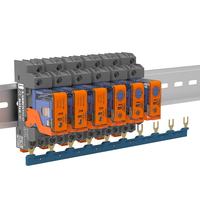 Relais LANBOO 24V pour contrôle d'interface électrique 5 broches 1NO1NC 12VDC 12A 220V Installation en armoire de commande J13A