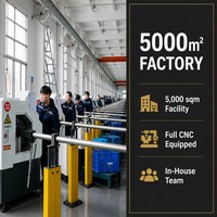 Usinage de précision contrôlé par CNC, tolérance de ±0,01 mm, qualité constante, composants sur mesure