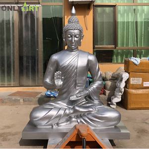 Yüksek kaliteli el işi tapınak heykel yaşam boyutu uzanmış bronz buda heykeli - Product Image 5