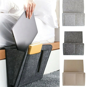 Wholesale Felt Bedside Storage Bag Organizer Bed <b>Desk</b> TV Remote Control Hanging Caddy Couch Holder Pockets - Product Image 2