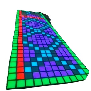 Dalles de sol interactives LED 30x30 sensibles à la pression pour le jeu « Le sol est du lave » et le jeu de grille active - Product Image 4