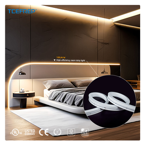 Tira de Luz LED de Neón Curvable Lateral de Alta Eficiencia - 100LM/W, 12W/M, Alto CRI >90, 2700K-6500K, Diámetro de Curvatura de 60mm - Product Image 1