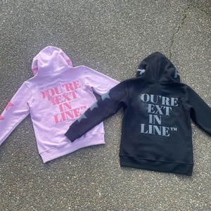 เสื้อฮู้ดซิปหน้าเต็มตัว พิมพ์ลายพัฟฟ์ ผ้าฝ้าย 360 420 GSM สำหรับผู้ชาย สไตล์สตรีทแวร์ ฤดูหนาว ผลิตโดย OEM - Product Image 3