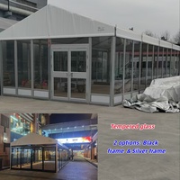 Gran Estructura de Carpa de Cristal para Exposiciones, Eventos, Fiestas y Bodas