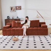 Lawrence Kompressions-Sofa im Karton Couch-Set für Wohnzimmer OEM ODM Faltbares Bett Komprimiertes Modulares Vakuum-Sektionalsofa