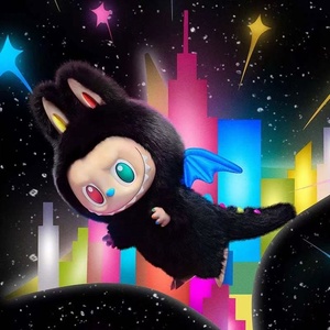 100% Originale Autentico Popmart Monsters 10° Anniversario ZIMOMO 3.0 Collezione Modello Giocattolo in Vinile con Faccia in Peluche - Product Image 4