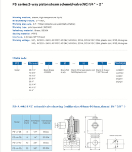 Serie Neumática para Solenoide Mediano AC220V - Product Image 2