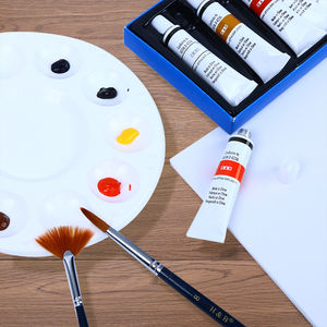 Заводская бестселлер, оптовая продажа, 107 шт., деревянные детские художественные принадлежности, наборы для картин, коробка, DeluxeArt в подарок для детей, набор для рисования - Product Image 6