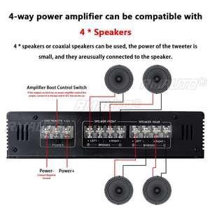 Amplificador de Audio para Auto de 6800W, Altavoz Estéreo con Bajos, DC 12V, Amplificadores de Audio para Auto y Hogar, Subwoofer, Amplificadores de Potencia, Procesador de Audio - Product Image 3