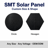 Panel Surya Mini SMT 0.9W 6V untuk Kalung GPS Hewan Peliharaan Pelacak Hewan Peliharaan