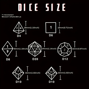 Dés à noyau liquide unique D20, dés D&D, dés polyédriques faits à la main pour jeux de rôle RPG et jeux de table, bleu violet - Product Image 4