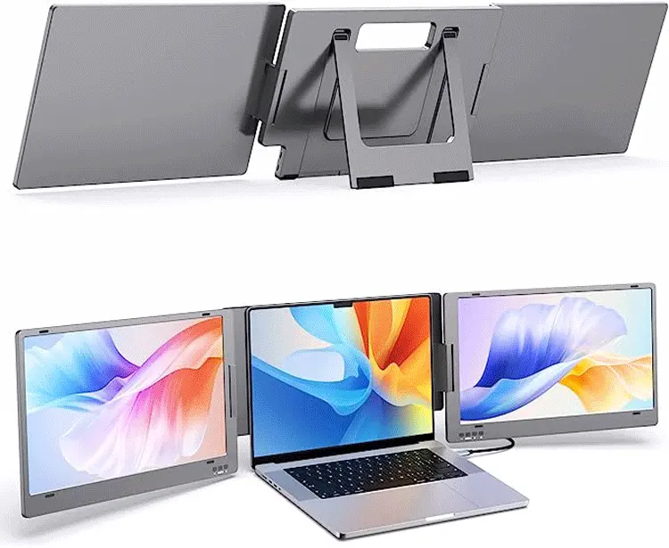 Fabbrica di Shenzhen nuovo prodotto Huiyixin X90 360 gradi pieghevole vincere Laptop Extender schermo Usb c porta Monitor portatile per Laptop