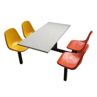 Mobilier commercial de salon de salle à manger table à manger en bois avec chaise