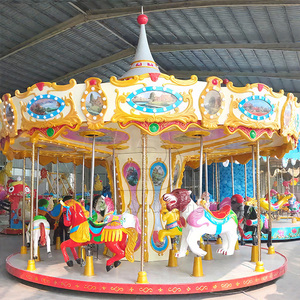 Manèges de carrousel de luxe certifiés CE manèges manège attractions jeux de manège à vendre manèges de parc d'attractions pour enfants chevaux carrousel - Product Image 2