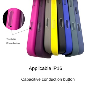 Cover per Cellulare in Silicone Liquido di Lusso per iPhone 16 Pro Max con Guscio Magnetico Animato e Logo con Impugnatura - Product Image 5