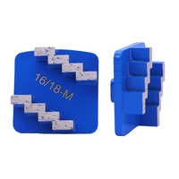 Tampon de meulage à segment trapézoïdal à haute efficacité de travail Plaque de meulage diamantée Redi Lock pour machine à plancher