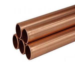 Tuyau de cuivre de réfrigérateur de climatisation de tube rond droit de cuivre de Tp2 C12200 C1220 - Product Image 1