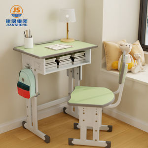 Mobiliario Escolar Pupitres y Sillas de Clase Conjunto de Mesa y Silla Ajustable en Altura para Estudiantes - Product Image 5