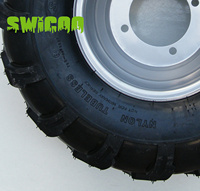SWICOO pneu 8 "pouces 18x9.5-8 roue de jante de pneu arrière 18x9.50-8 UTV Quad ATV Buggy tondeuse Go Kart