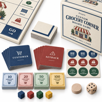 Jeu de société éducatif sur la stratégie commerciale pour les coins d'épicerie personnalisés - Tuiles et cartes en carton réutilisables et recyclables |   Usine OEM ODM pour
