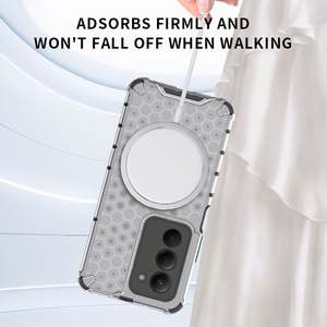 เคสโทรศัพท์แม่เหล็กใสแบบไร้สายกันกระแทก TPU + PC สุดหรูเคสโทรศัพท์สำหรับฝาครอบป้องกันที่แข็งแรง - Product Image 3