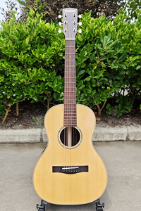 Brand Hot Selling Handmade 38 Inch Gloss Finishing Acoustic Guitar Solid Spruce <b>Top</b> Steel <b>String</b> Guitar - Product Image 2