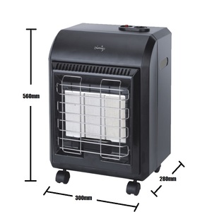 <span class=keywords><strong>Chauffage</strong></span> <span class=keywords><strong>radiant</strong></span> <span class=keywords><strong>au</strong></span> propane moderne en acier, petit/mini/fin, pour camping, 18 000 BTU, avec protection anti-renversement, portable – Offre spéciale - Product Image 2