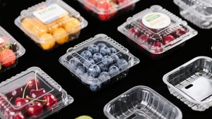 Clear PLA Fruit Punnets Disposable Clamshell Packaging Food Grade Recyclable <b>Box</b> <b>Plastic</b> Punnets for Blueberry Cherry <b>Display</b> - Product Image 4