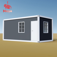 Maison de conteneur préfabriquée de luxe de 20 pieds en Chine conteneur logistique extensible à plat maison panneau de sable respirant porte assemblée