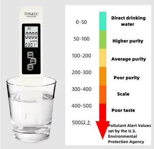 Funzione digitale conducibilità qualità acqua tester Display LCD <span class=keywords><strong>3</strong></span> in1 temperatura TDS EC Meter - Product Image 4