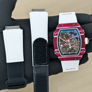 Upgraded RM67-02 Hollow Design Ultra-Thin Ultra-Light Stylish High-End Luxury Quartz Stainless Steel Glass Men's Sports <b>Watch</b> - Product Image 6