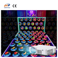 Jeux 3D interactifs pour enfants Jeux de projection de sol interactifs Bouncy Rotating Jumping Sphere Ball Jeux de projecteur 3D