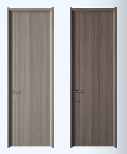 Puerta de madera de cristal de carbono de lujo ligero Hotel de diseño simple de gama alta Ecológico Venta directa de fábrica <span class=keywords><strong>puertas</strong></span> interiores de madera maciza - Product Image 2