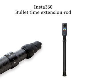 Hongdak 1,5 m extensión de fibra de carbono <span class=keywords><strong>palo</strong></span> telescópico <span class=keywords><strong>invisible</strong></span> selfie Stick para <span class=keywords><strong>insta360</strong></span> accesorios de cámara de deportes de acción - Product Image 2