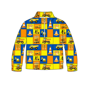 Chemises personnalisées décontractées pour enfants, respirantes, grandes tailles, à manches longues, avec fermeture éclair, pour le printemps et l'automne, vente en gros pour frères - Product Image 5