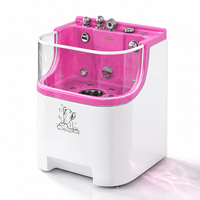 Baignoire de toilettage pour animaux DPbathe en acrylique avec ozone et bulles de lait pour salon de toilettage et hôtel pour animaux