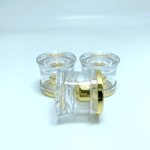 Tapa de Tubo Cosmético Acrílico OEM de Vietnam, Embalaje con Rosca de 19-50 mm, Acabado Transparente con Serigrafía - Product Image 2