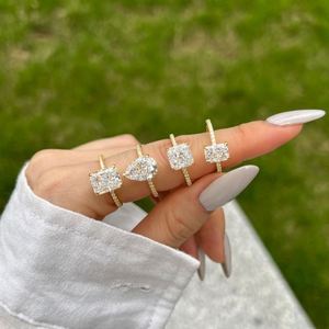 Bague personnalisée pour femme Dylam New en argent sterling 925 avec zircon cubique 8A, 12 pierres de naissance, cadeau de bijoux pour elle, bague de promesse - Product Image 3