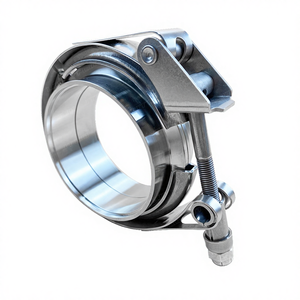 YUEYANG <b>CLAMP</b> Stock 76mm 3Inch <b>Quick</b> Release V Band <b>Clamp</b> Stainless Steel Mirror Polished Male Female - Product Image 3